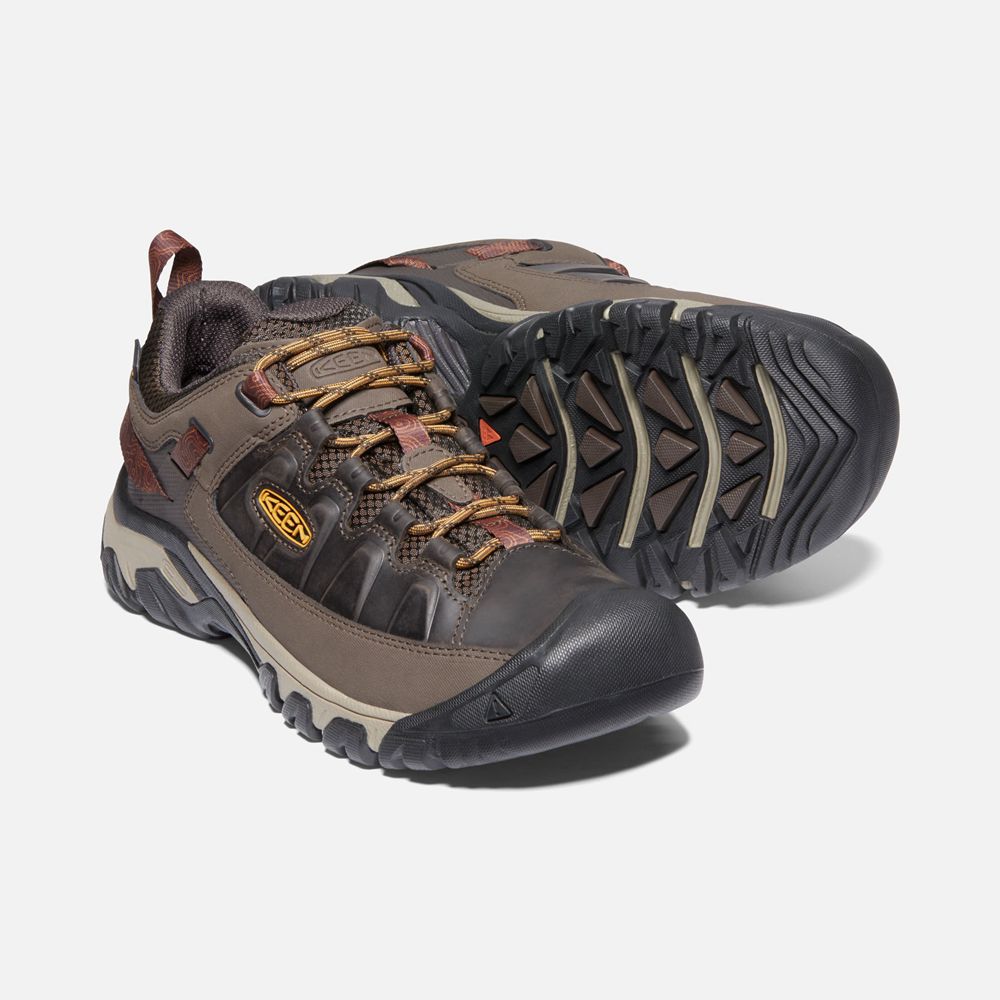 Chaussure de Randonnée Keen Homme Marron/Orange | Targhee Iii Waterproof | EJYVG-0823